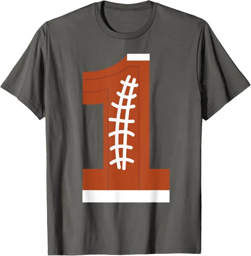 Vista 74 de 1st Birthday Football Ball Boys Camiseta de regalo de 1 año Negro