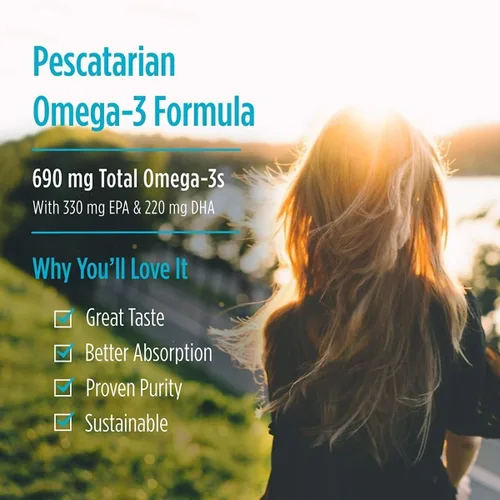 Vista 5 de Nordic Naturals Omega-3 en gelatina de pescado, sabor a limón, 60 geles de pescado, 690 mg de omega-3, aceite de pescado, EPA y DHA, apoyo