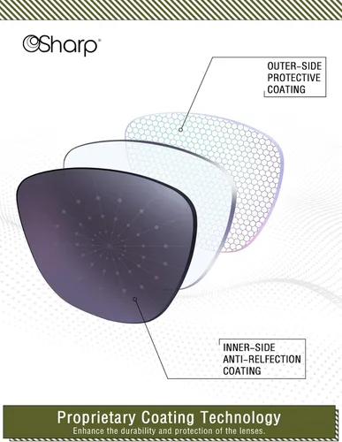 Vista 5 de OSharp Replacement Lenses for Oakley Holbrook XL OO9417-59mm Sunglasses - HD Polarized, Mirrored, UV Protection