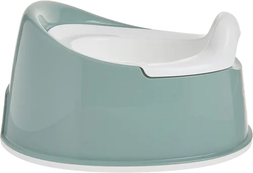 Vista 6 de BabyBjörn Orinal inteligente, verde oscuro/blanco, 1 unidad (paquete de 6)