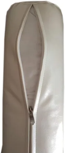 Vista 4 de Almohada cervical de piel sintética impermeable con cojín cervical redondo cilíndrico para el cuello, almohada de espalda de cintura, cojín de apoyo