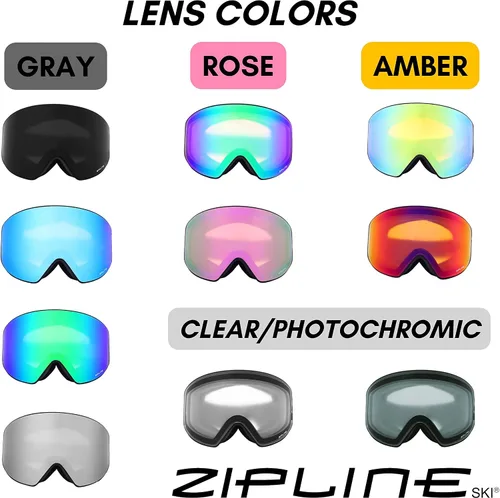 Vista 6 de Gafas de esquí Zipline Podium XT - Lentes magnéticas sin niebla