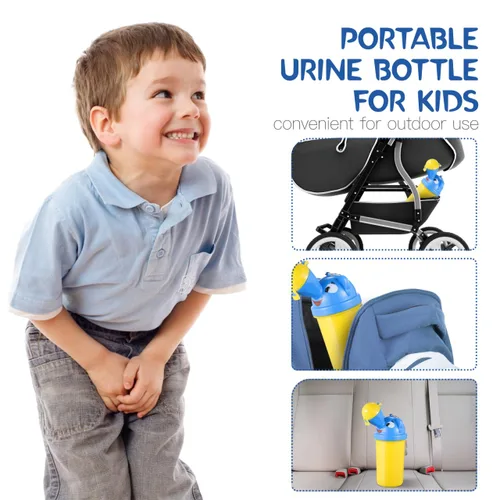 Vista 2 de Gadpiparty Orinal portátil para orinal de urinario de urinario de emergencia para bebé, niño, portátil, orinal para niños, entrenamiento para orinar