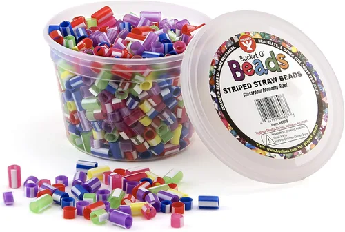 Vista 3 de Hygloss Productos 6828 Bucket O' Beads Material didáctico (6828), 300 Pcs