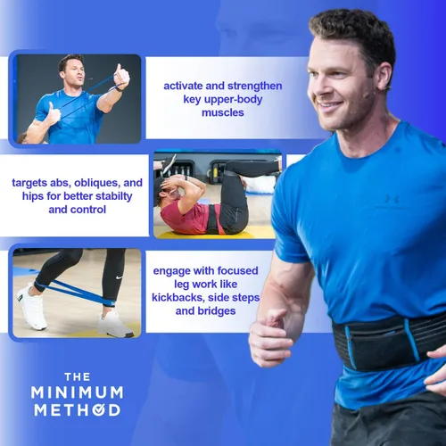 Vista 6 de Joey Thurman - Mini bandas de resistencia, paquete de 5 mini bandas de bucle para ejercicio, bandas de glúteos para glúteos, piernas y caderas