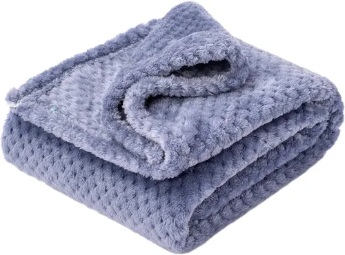 Vista 68 de Manta difusa o manta mullida para bebé, suave y cálida y acogedora manta de lana de coral para niños pequeños, bebés o recién nacidos, para cuna