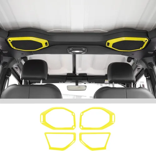 Vista 8 de Voodonala Para Wrangler JL JT Altavoz Recorte de audio en la parte superior y una moldura de pilar compatible con Jeep Wrangler 2018-2023 JL JLU