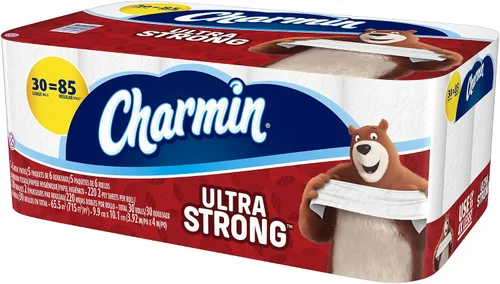 Vista 48 de Charmin Ultra Strong - Papel higiénico, Mega rollo, 18 rollos de 286 hojas por rollo