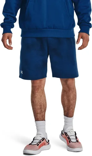Vista 3 de Under Armour Pantalones cortos Rival con estampado de vellón para hombre
