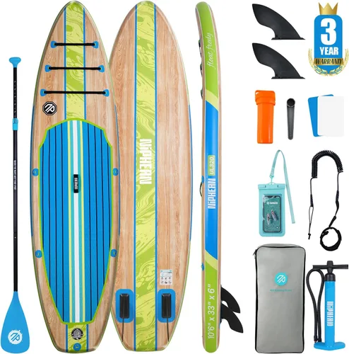 Vista 23 de Niphean Inflatable Stand Up Paddle Board with SUP Accessories