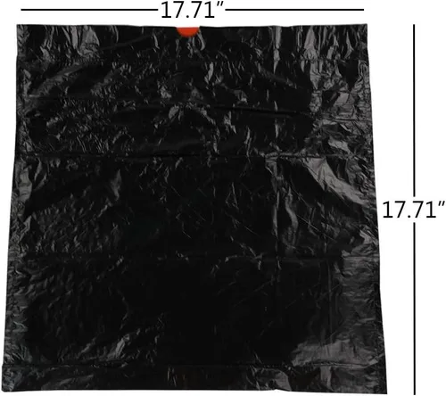 Vista 2 de Bolsas de basura pequeñas con cordón de 1.5 galones, 210 unidades, color negro