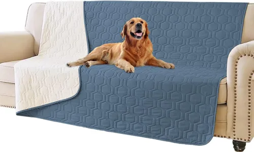 Vista 18 de Tcksstex - Funda impermeable y antideslizante para cama de perro, manta para mascotas, sofá, colchón protector para incontinencia de coche, funda