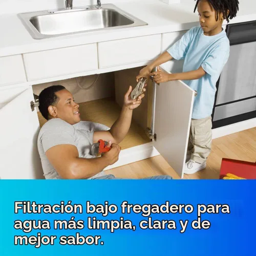 Vista 3 de Sistema de filtración de agua bajo el fregadero 3M Aqua-Pure, N/A, 1