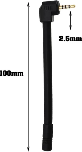 Vista 4 de SING F LTD Antena de radio FM Digital Audio Transmisiones Audio Video Receptor de cine en casa, longitud de 2.5MM 328.1 ft m