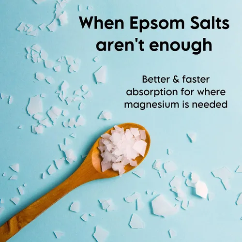 Vista 7 de LA Salt CO Deep Sea Minerals Magnesium Bath Flakes – Tarro de 4.4 libras, Zechstein en el interior, alternativa de baño natural a la sal de Epsom