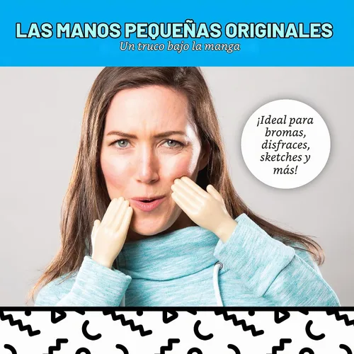 Vista 2 de Manos pequeñas BigMouth Inc, juguete, pequeños trucos bajo la manga