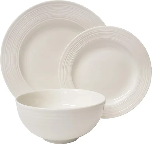 Vista 6 de Tabletops Gallery - Juego de tazas de porcelana (4 piezas, resistentes a las astillas), color blanco Apto para lavavajillas