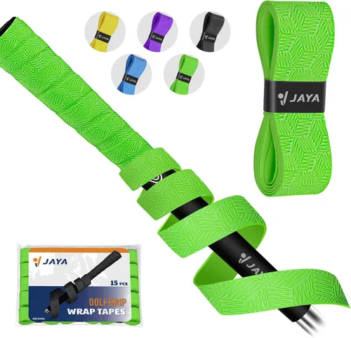 Vista 15 de JAYA Golf Grip Wrapping Tape – Regrip Your Clubs in 1 Minute, PU Overgrip, No Solvent Needed, 3 or 15 Pack