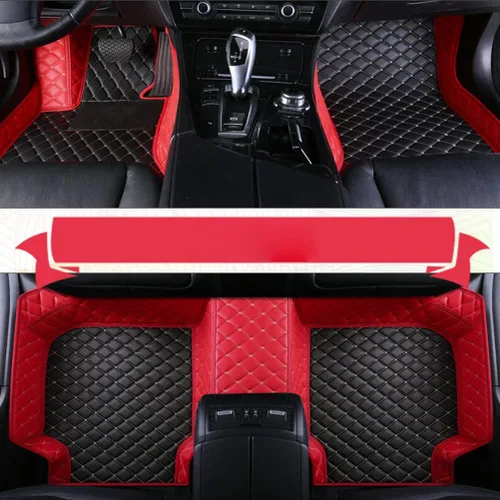 Vista 30 de Alfombrillas personalizadas para Prado Sedan 2000-2023, cobertura completa de accesorios para piso interior del vehículo (beige)