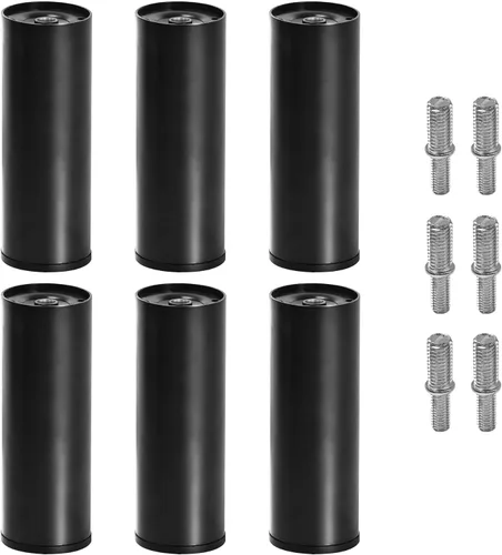 Vista 14 de Patas de metal de 2 pulgadas de repuesto para base de cama ajustable eléctrica, tornillo no ajustable en patas cortas