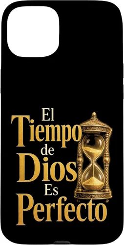 Vista 9 de Fe Cristiana El Tiempo De Dios ES Perfecto Hourglass Case for iPhone Air