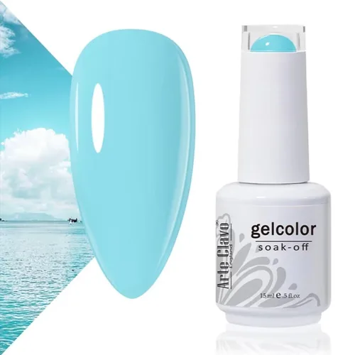 Vista 27 de Arte Clavo Pearlescent Nude Gel Nail Polish 15ml - HEMA Free Soak off UV LED Nail Gel for Manicure, DIY Nail Art, Home Salon Use 11029