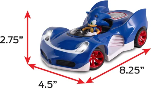 Vista 4 de NKOK RC Sonic SSAS R2 - Coche con luces, azul (614)