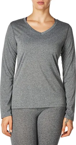 Vista 4 de Hanes Camiseta Sport Cool Dri Performance para mujer, manga corta o larga