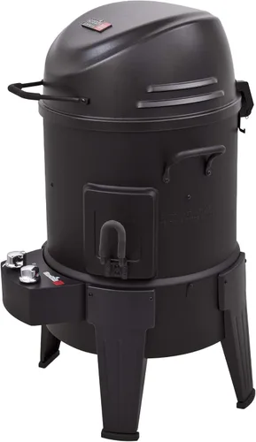 Vista 3 de Charbroil The Big Easy® TRU-Infrared 3-en-1 ahumador, asador y parrilla a gas, negro - 14101550