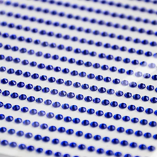 Vista 3 de 3090 calcomanías autoadhesivas de diamantes de imitación azul oscuro, joyas para el cabello, joyas para el rostro, gemas para los dientes, gemas