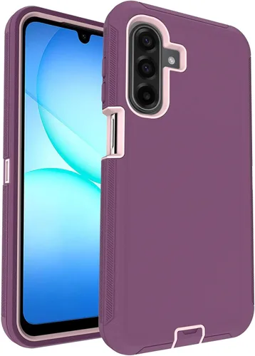 Vista 18 de Funda para teléfono Samsung Galaxy A16 5G, 3 capas de protección contra caídas de 16 pies, con cubierta de puerto a prueba de polvo, funda