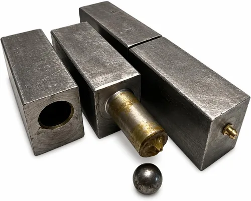 Vista 3 de JM Steel - Bisagra rectangular cuadrada de 6 pulgadas, soldadura, resistente, en barril de rodamiento de bolas de acero (par)