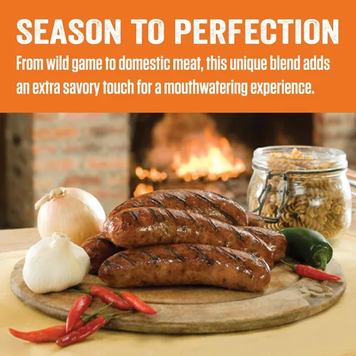 Vista 5 de LEM Productos Backwoods Bratwurst - Kit de condimentos para salchichas frescas, ideal para caza silvestre y carne doméstica, temporada de hasta 20