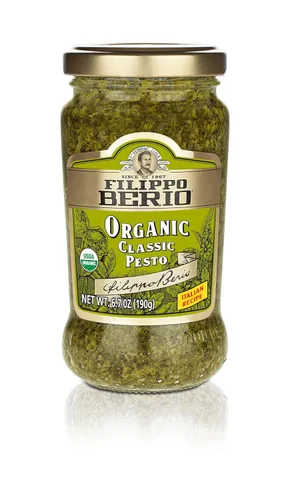 Vista 13 de Filippo Berio Pesto, albahaca vegana a base de plantas, tarro de vidrio de 6.7 onzas, vegetariano, sin lácteos, sin gluten