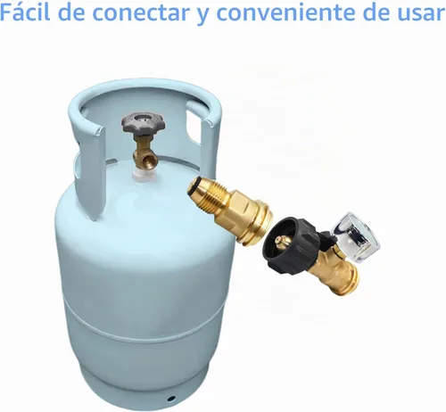 Vista 6 de Adaptador de propano POL a QCC1 de latón