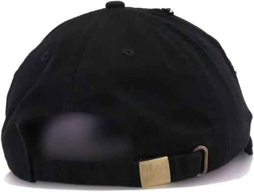 Vista 4 de The Rock Bull - Gorra de béisbol vintage bordada de algodón ajustable envejecida