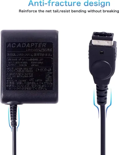 Vista 6 de Cargador para Gameboy Advance SP, adaptador de corriente alterna, cable de carga para Nintendo DS y Gameboy Advance SP (GBA SP) 5.2V 450mA