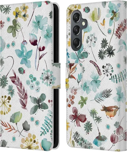 Vista 127 de Head Case Designs Officially Licensed Ninola Butterfly Nature Spring Floral Leather Wallet Case Compatible with Samsung Galaxy A07 4G