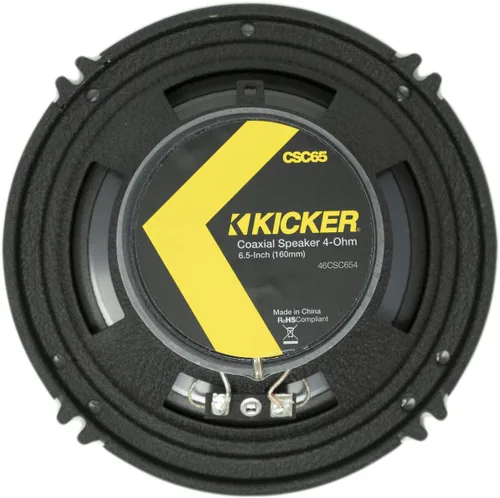 Vista 4 de Kicker CSC65 6.5 "2 vías 300W 4 ohmios coaxial altavoces de audio para coche, par 43CSC654