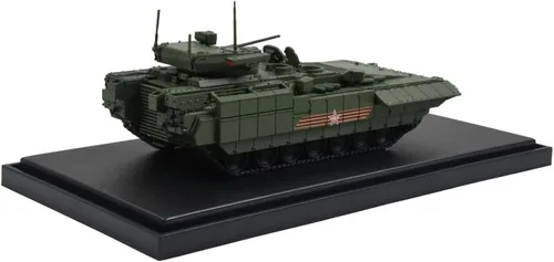 Vista 7 de Motor City Classics Vehículo de combate de infantería pesada T-15 Armata a escala 1:72 - Desfile del Día de la Victoria de Moscú 2015 - 12175PA