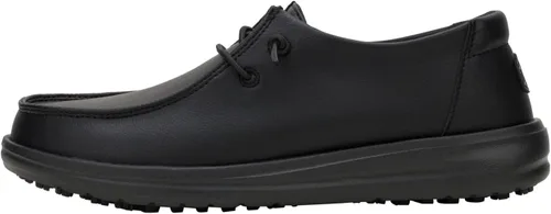 Vista 11 de HEYDUDE Mocasines Wendy Work CE Slip On para mujer Calzado de trabajo Negro