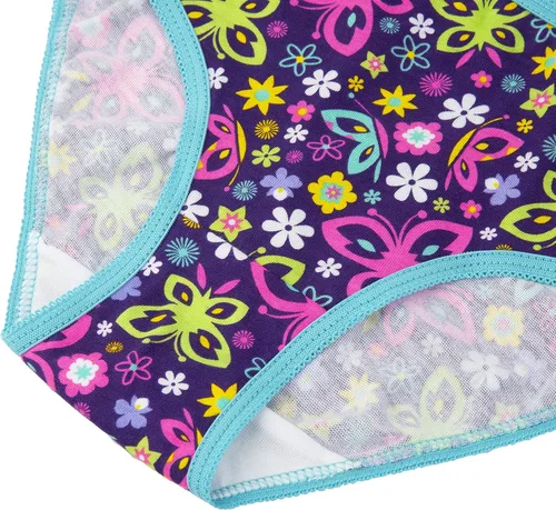 Vista 3 de Disney Girls' Encanto 10-Pack 100% Combed Cotton Underwear, Sizes 23t, 4t, 4, 6, and 8