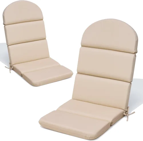 Vista 15 de Crestlive - Cojín Adirondack para silla, 50 x 19.6 pulgadas, impermeable, resistente a la decoloración, cojín para silla mecedora de respaldo alto