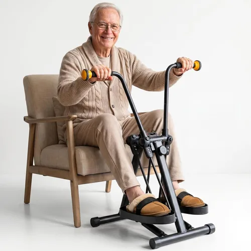 Vista 11 de Arm and Leg Exercise Pedal Machine for Seniors, Seated Rehabilitation Bike for Physical Therapy, Elderly Stroke Recovery & Mobility Training