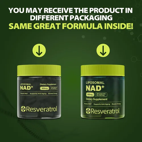 Vista 7 de Suplemento NAD+, resveratrol de ribósido de nicotinamida NAD, NAD liposomal, alternativa de suplemento NMNH para antienvejecimiento, claridad mental