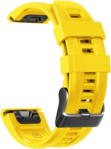 Vista 15 de REYDA Correa de silicona compatible con Garmin Fenix 7X/7X Pro/6X/6X Pro/5X/5X Plus/3/3 HR, 1.024 in, ajuste rápido, pulsera de silicona suave