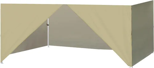 Vista 13 de Eurmax USA - Kit de paredes con cierre completo para toldo desplegable de 8x8 pies, solo 4 paredes (verde bosque)