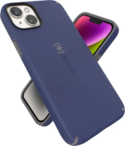 Vista 13 de Funda Speck MagSafe para iPhone 15 Plus - Protección contra caídas y de cámara, agarre seguro de tacto suave, compatible con carga inalámbrica, se