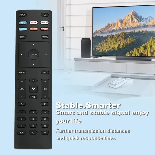 Vista 7 de Reemplazo de control remoto XRT136 para Vizio SmartCast TV D24f-F1 D32f-F1 D43f-F1 D43f-F1 D50f-F1 E43-E2 E48u-D0 E50-E1 E50-E3 E50u-D2 E50x-E1