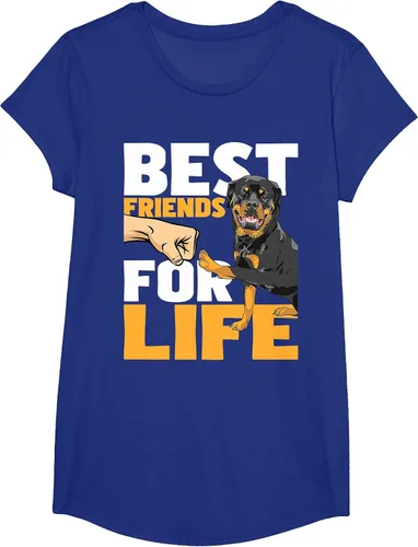 Vista 78 de Best Friends for Life - Rottweiler Animal Dog Lover Breeder T-Shirt